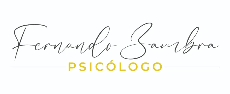 Logo de Fernando Zambra, psicólogo. Logotipo personal para identificación de marca.