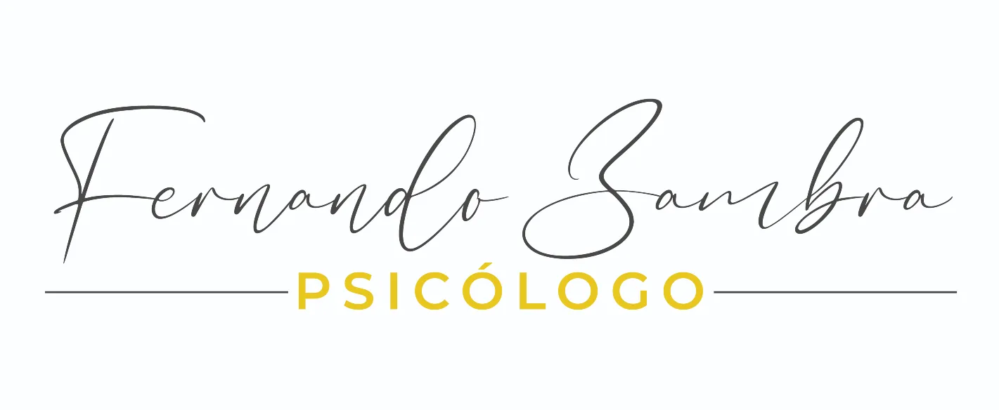 Logo de Fernando Zambra, psicólogo. Logotipo personal para identificación de marca.